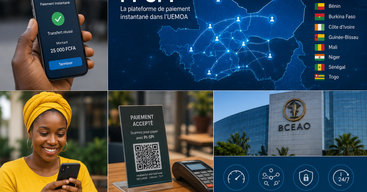 Client effectuant un paiement instantané sécurisé par mobile auprès d’une commerçante